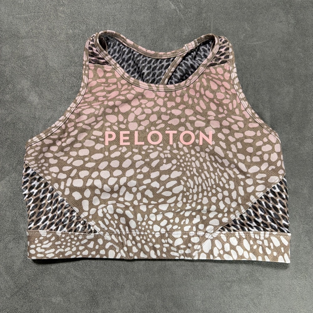 Peloton x With Wear It To Heart Riverstone Racerback Sports Bra LARGE